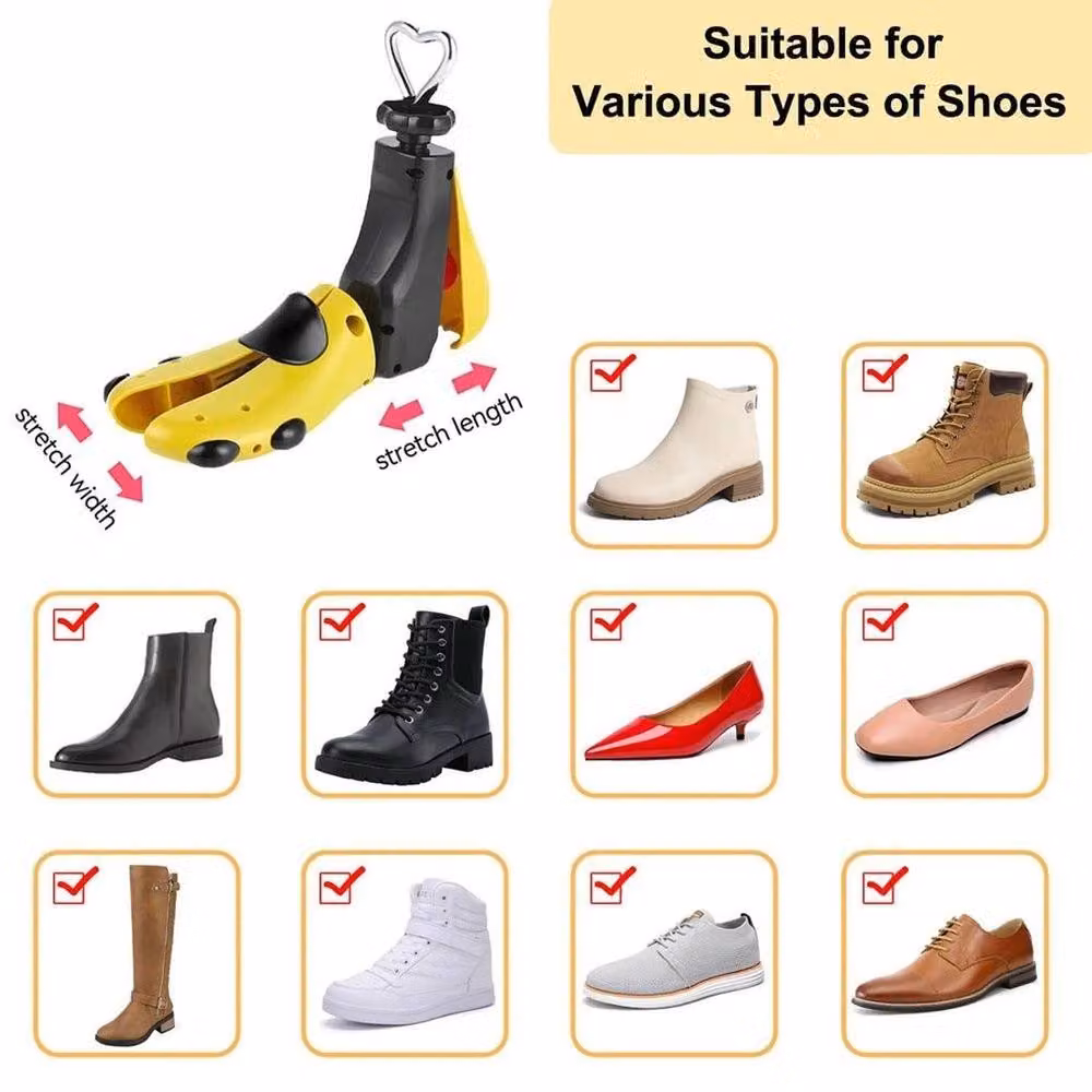 FLAVORA Yellow Boot Shoe Stretcher, Large (Size 40-47) – 3