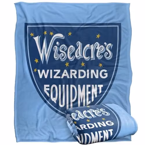 Warner Bros. Harry Potter Wiseacres Silky Touch Super Soft Fleece Throw Blanket, Multicolour, W: 152.4 cm x L: 152.4 cm – 1