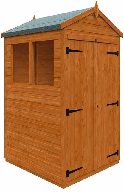 Buttercup Farm 4x4 Flex Apex Double Door 12mm Tall Cabinet in Burnt Orange, W: 115 cm, D: 123.8 cm, H: 209 cm