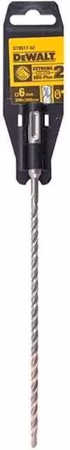 DeWalt SDS Plus Extreme 2 Carbide Tipped Drill Bit, Silver and Multicolour