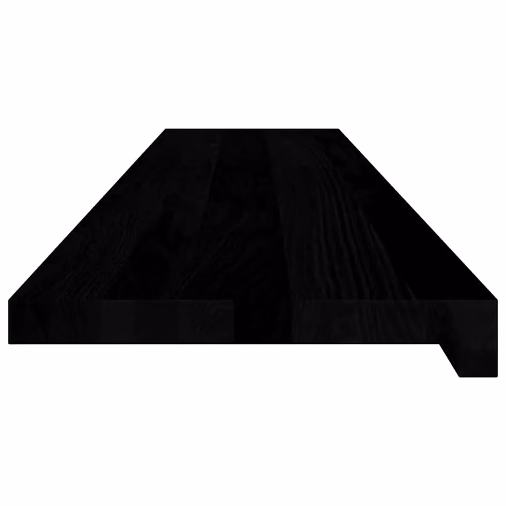 Berkfield Home Solid Oak Wood Window Sills, 2 Pack, Dark Brown, W: 120 cm, D: 25 cm, H: 2 cm – 5