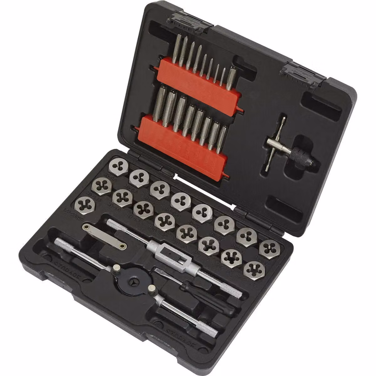 Loops 39pc Metric Tap and Hex Die Set M3 to M12 Carbon Steel Multicolour – 3