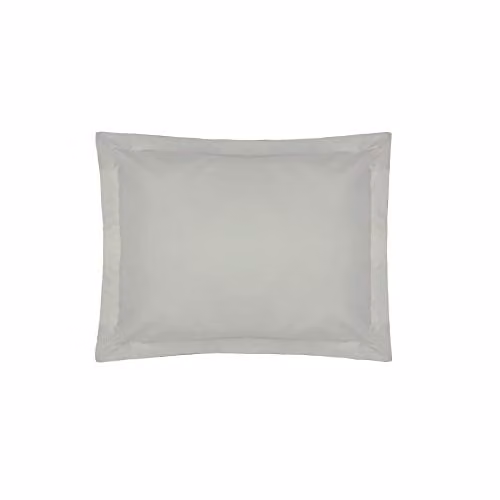 Belledorm Egyptian Cotton 200 Thread Count Percale Oxford Pillowcase in Grey