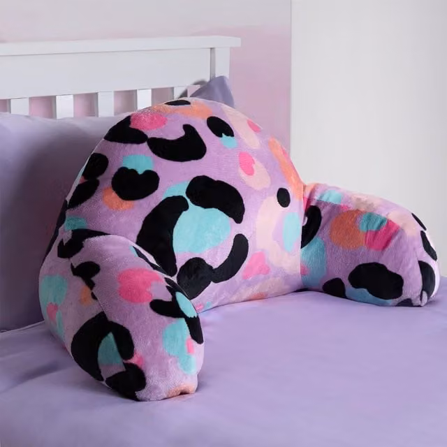 OHS Purple Fleece Kids Cuddle Reading Pillow – 1