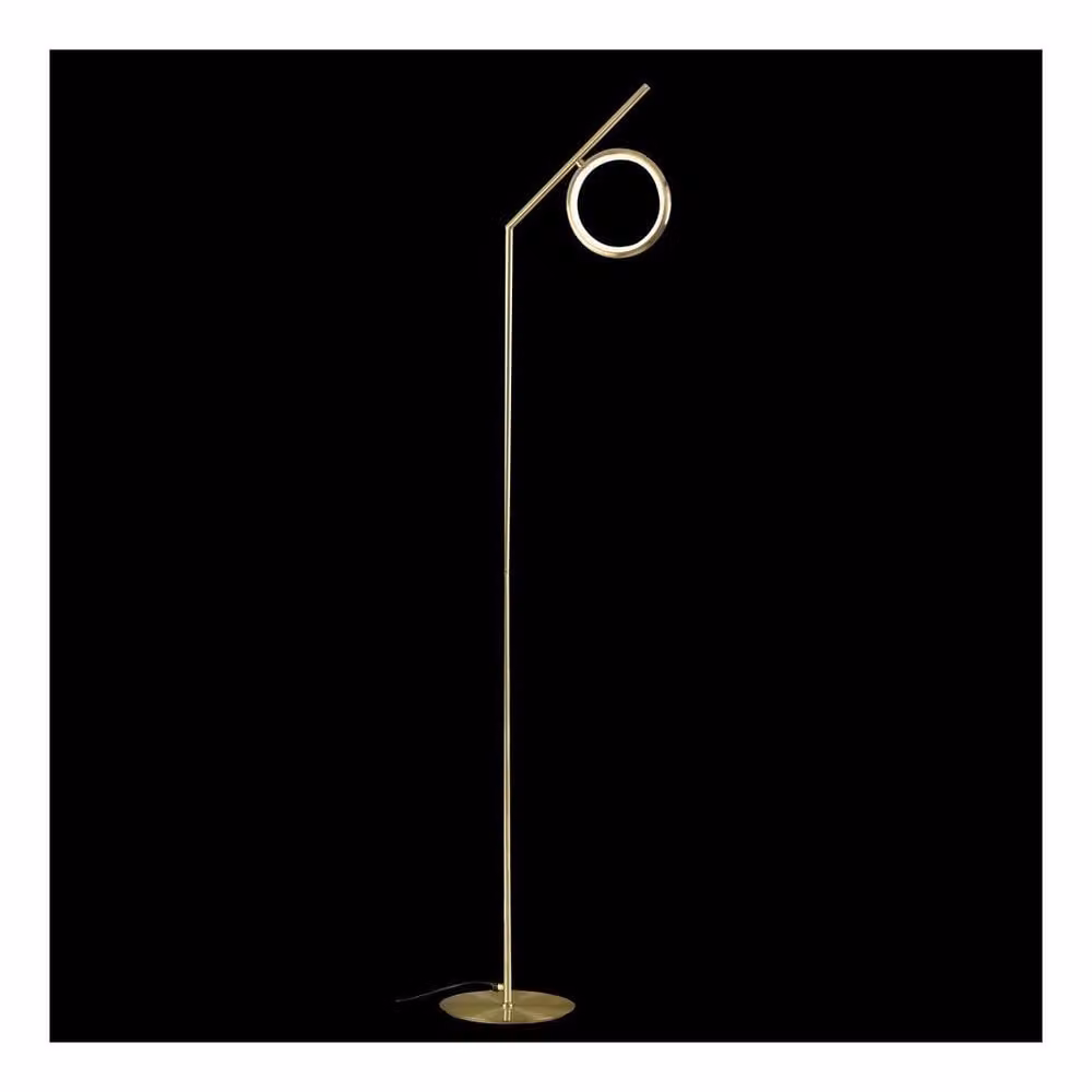 Netlighting Olimpia LED Floor Lamp, Gold/Brass, 12W, 3000K, 900lm, IP20, H: 170 cm – 3