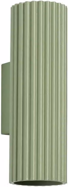 Sollux Lighting Minimalist Cylinder Wall Lamps in Green, 2x Light, W/D/H: 20 x 6.5 x 8.5 cm – 1