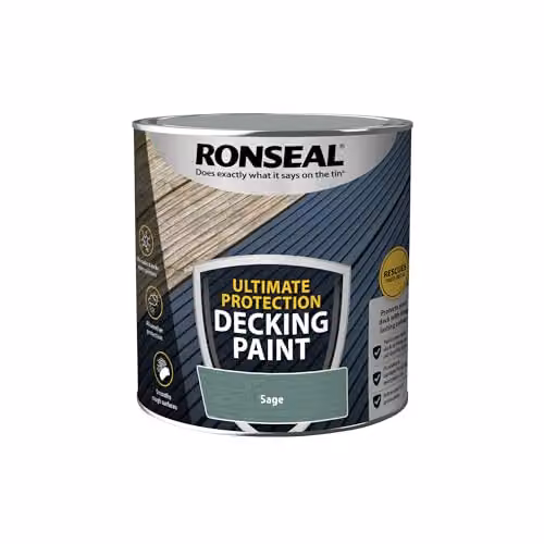 Ronseal Ultimate Decking Paint, Green, 2.5 l – 3