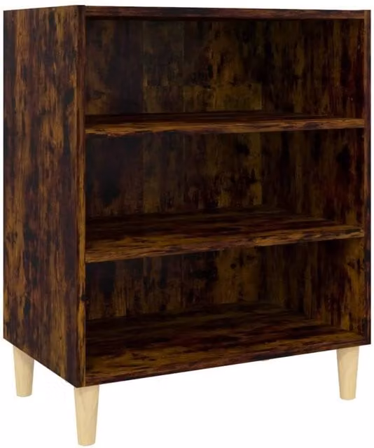 Berkfield Home Smoked Oak Sideboard in Brown, W/D/H: 57 x 35 x 70 cm – 1