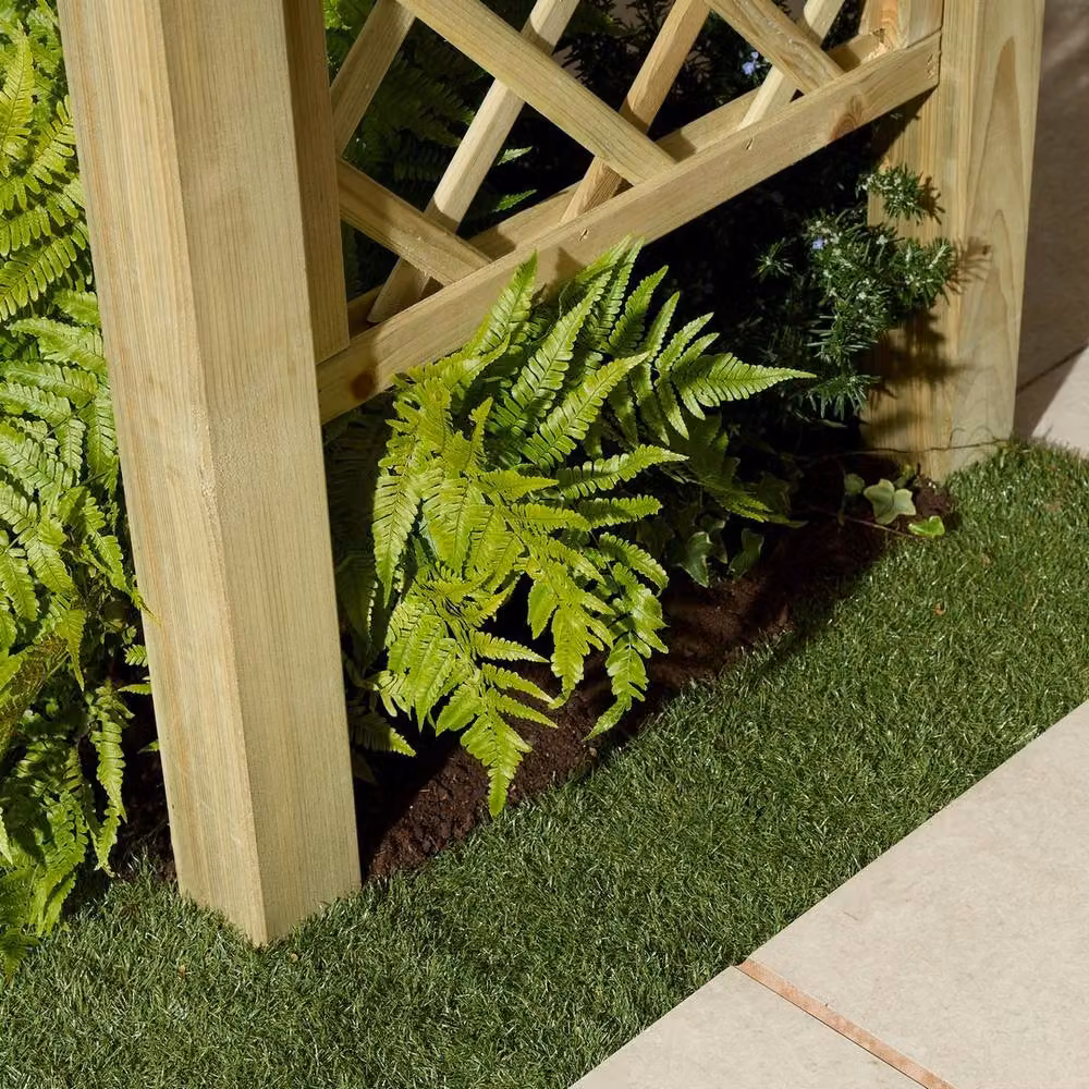 Rowlinson Gloucester Arch in Brown Timber, W: 179 cm, D: 129.5 cm, H: 238.5 cm – 3