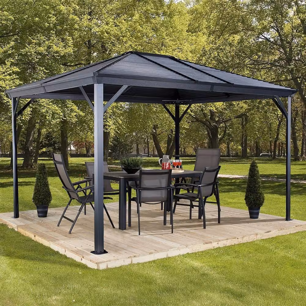 Sojag Ventura Gazebo in Grey, W/D/H: 297 x 362 x 260.9 cm – 2