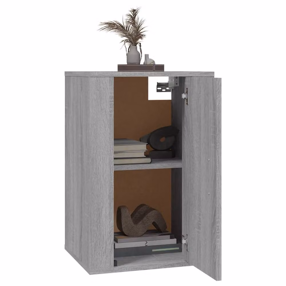 Berkfield Home Wall Mounted TV Cabinets, 2 Piece Set in Grey Sonoma, W: 40 cm, D: 34.5 cm, H: 60 cm – 3