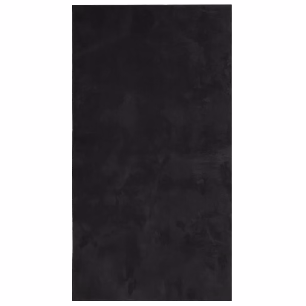 Berkfield Home HUARTE Short Pile Washable Rug, Black, W: 80 cm, L: 150 cm – 2
