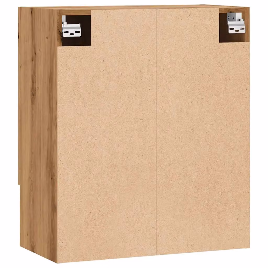 Berkfield Home Artisan Oak Wall Cabinet in Brown, W: 60 cm, D: 31 cm, H: 70 cm – 3