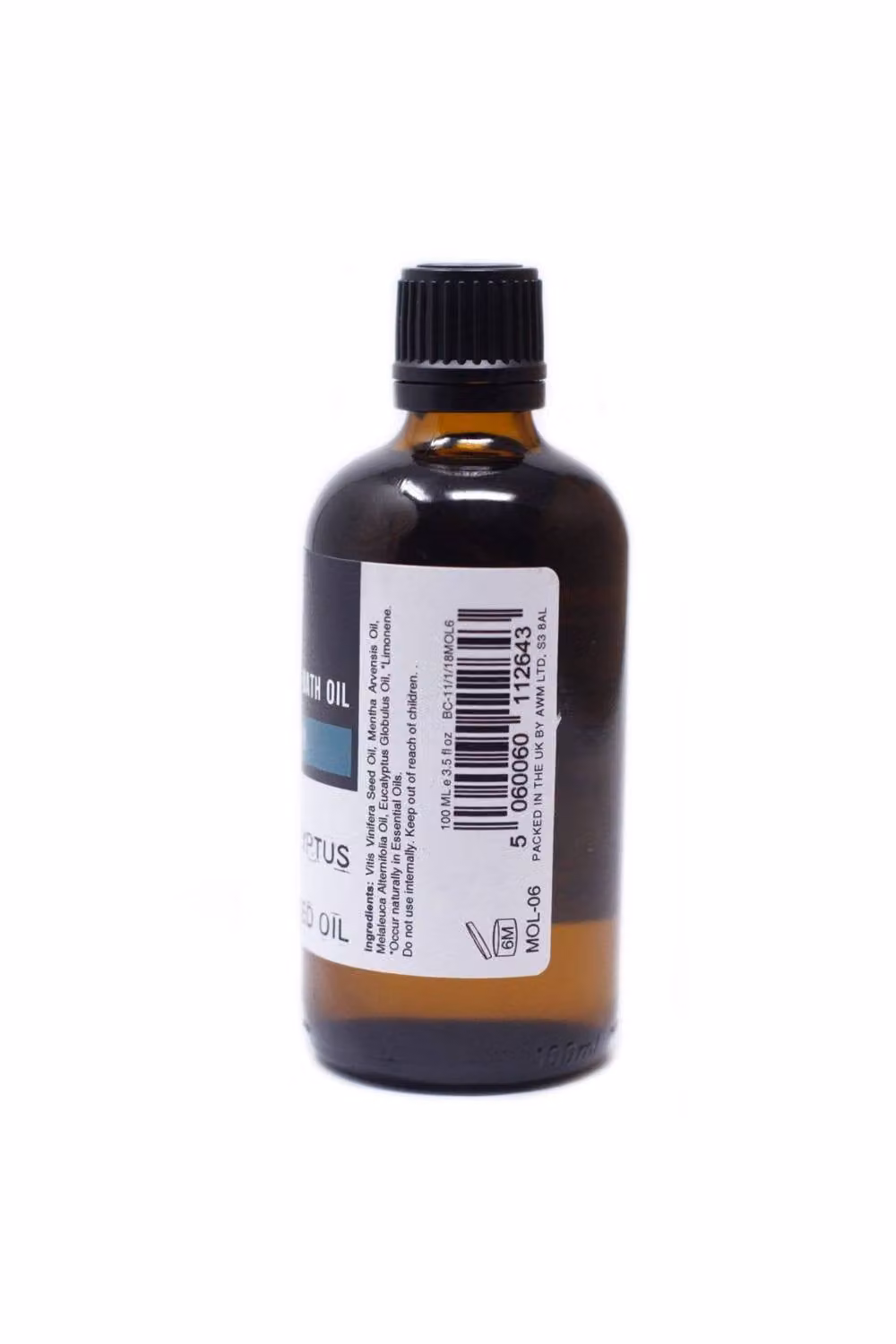 KDMD Dragons Blood Sage Oil Cleansing in a Brown Glass Bottle