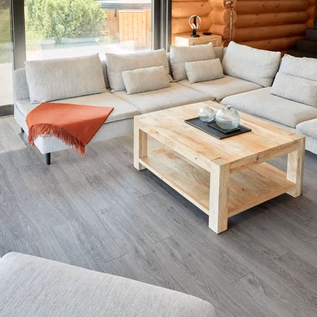 Novecrafto Self Adhesive Grey Wood Look Vinyl Floor Planks, Pack of 36, W/D/H: 91.4 x 15.2 cm
