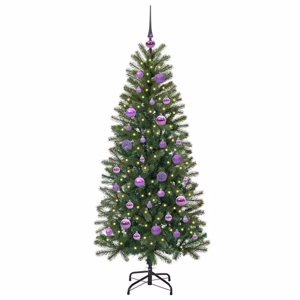 Berkfield Home Green Artificial Christmas Tree with 150 LEDs, Height: 150 cm – 3