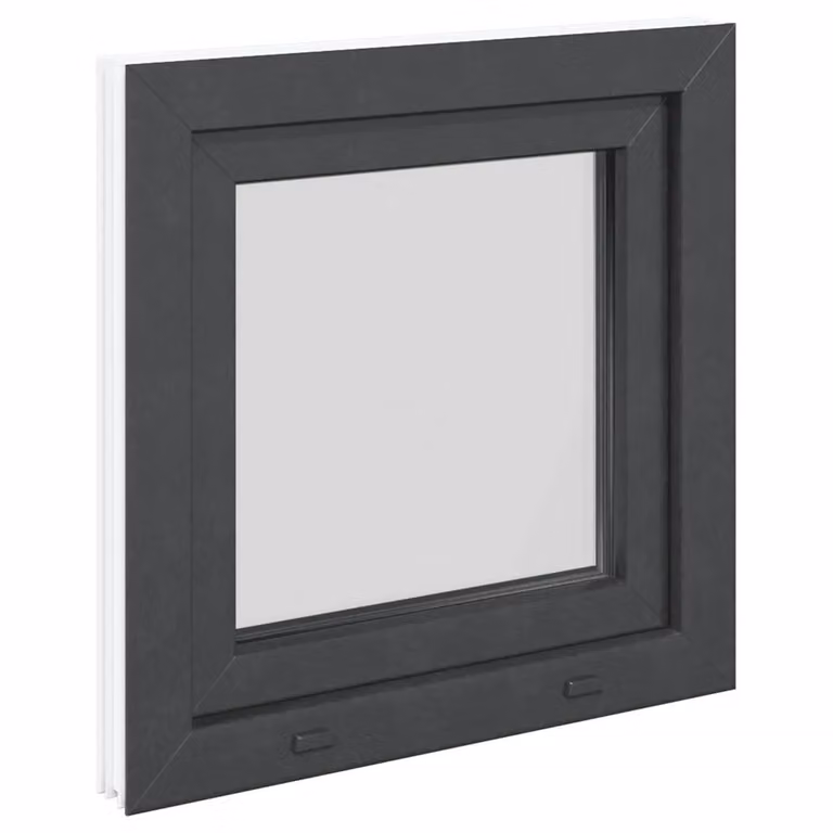 Berkfield Home RISOR Basement Tilt and Turn Window, Anthracite, W: 50 cm, H: 50 cm