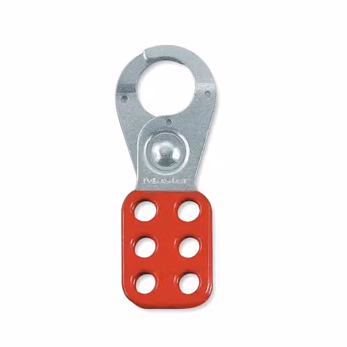 Master Lock Standard Lockout Hasp in Red Steel