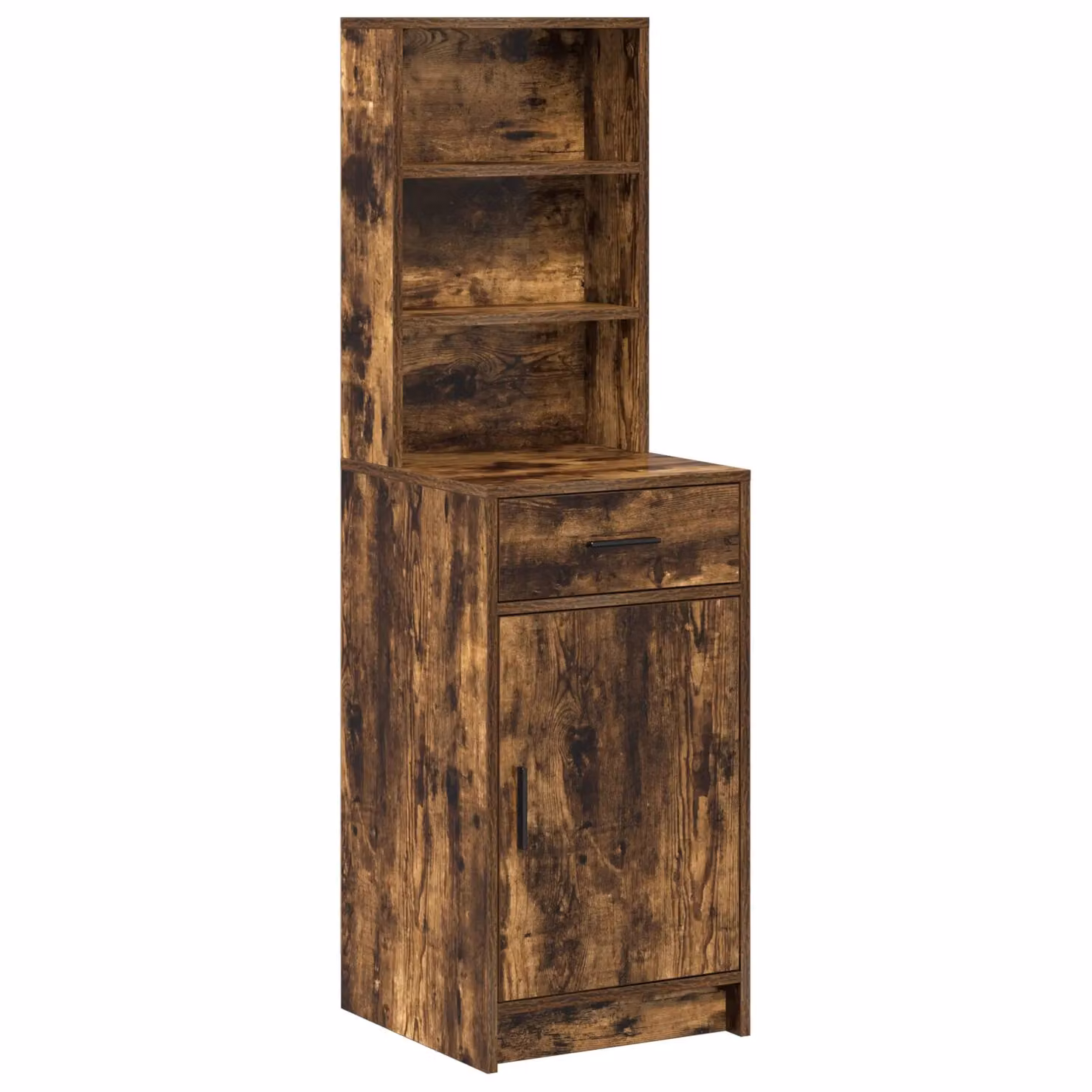 Berkfield Home Modern Highboard in Smoked Oak, Brown, W/D/H: 40 x 41 x 135 cm – 2