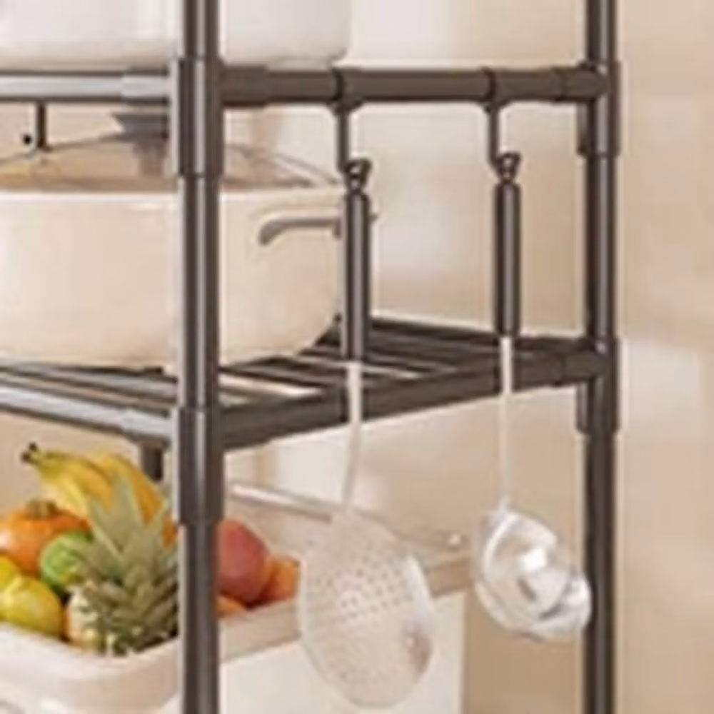 Havendro Heavy Duty 6 Tier Metal Storage Rack in Black – 2