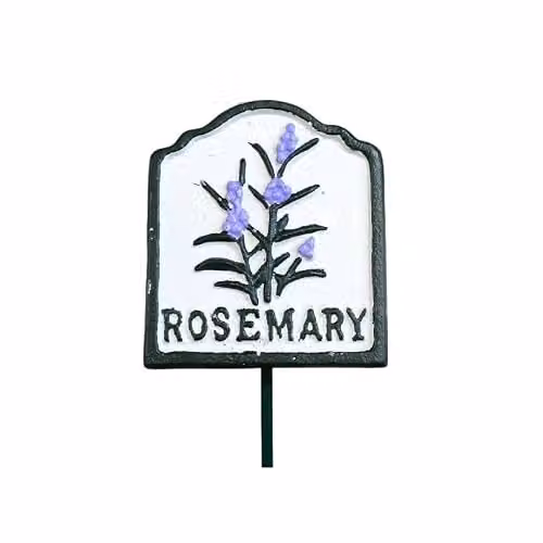 Gifts Direct 2 U Metal Rosemary Garden Stake Plant Sign – 2