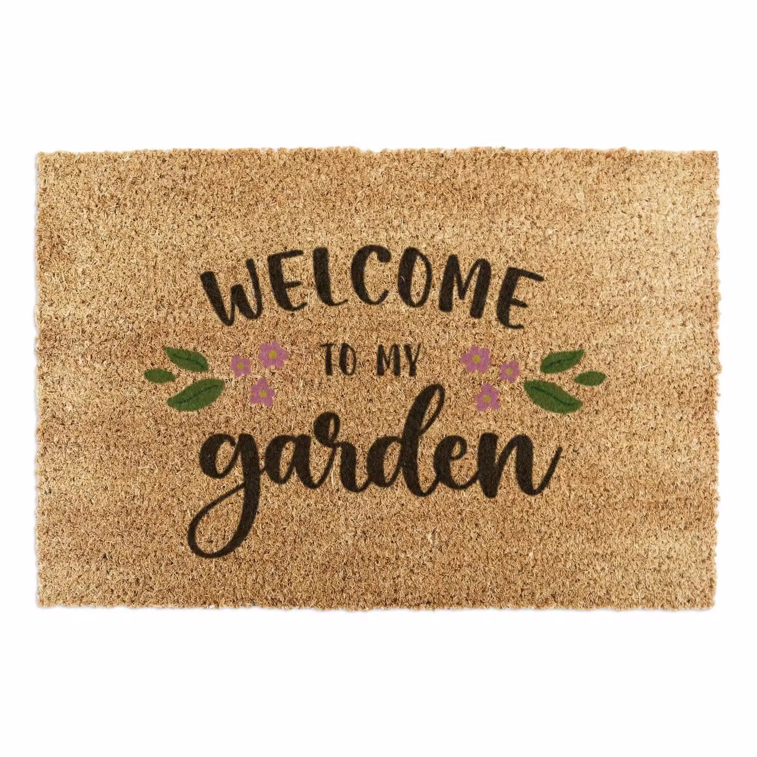 Artsy Mats Welcome To My Garden Doormat, Brown, W: 90 cm, D: 60 cm – 2