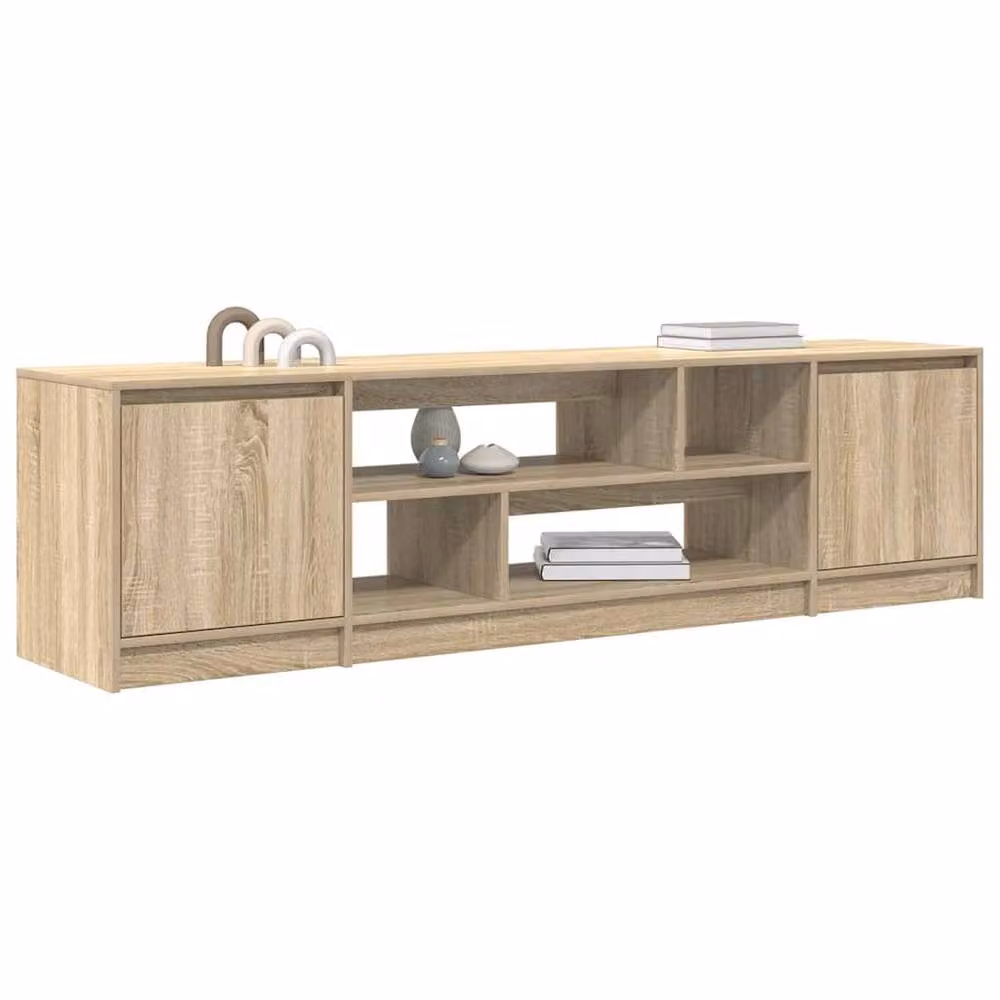 Berkfield Home Modern TV Cabinet in Sonoma Oak, Light Brown, W/D/H: 188.5 x 41 x 50 cm – 3