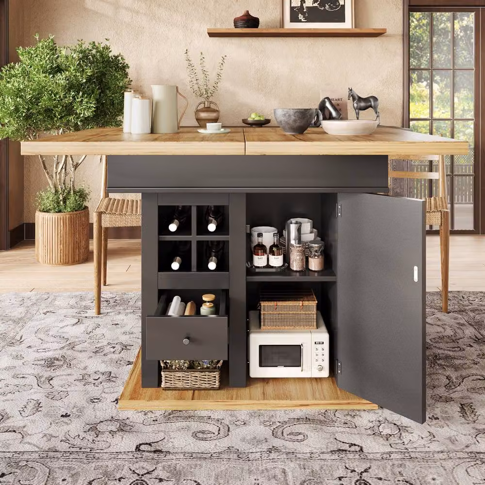 Matteo Modern Extendable Rectangular Dining Table, 4-6 Seater in Grey – 2