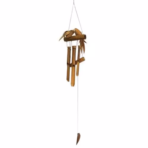 KDMD Brown Coconut Twin Birds Hanging Windchimes – 3