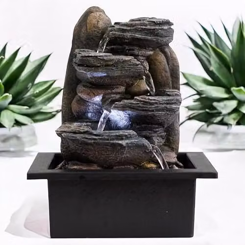 Buttercup Farm Table-Top Water Fountain, W: 21 cm, D: 18 cm, H: 25 cm – 1