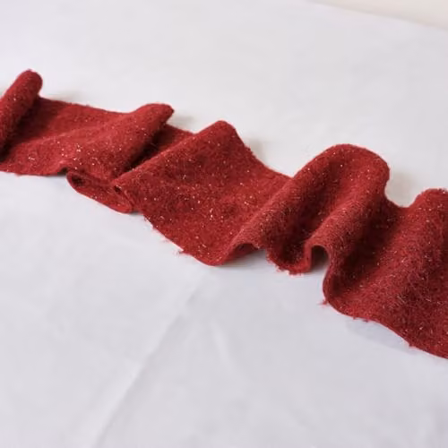 Melody Maison Red Wool Table Runner – 1
