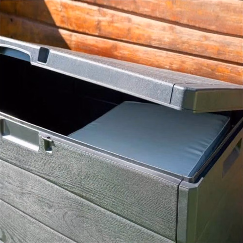 Nordara 200L Lockable Outdoor Garden Storage Box in Anthracite Grey – 4
