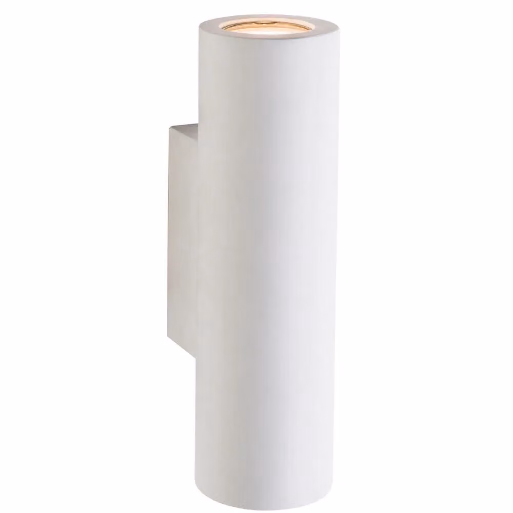Loops 2 Pack Modern Up and Down LED Wall Light Kit in Primed White Ceramic – 2