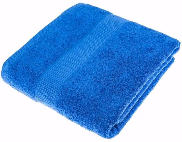 Homescapes Fluffy Turkish Cotton Jumbo Towel in Royal Blue