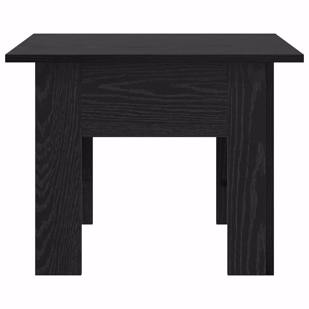 Berkfield Home Elegant Square Coffee Table in Black Oak, W/D/H: 55 x 55 x 42 cm – 5