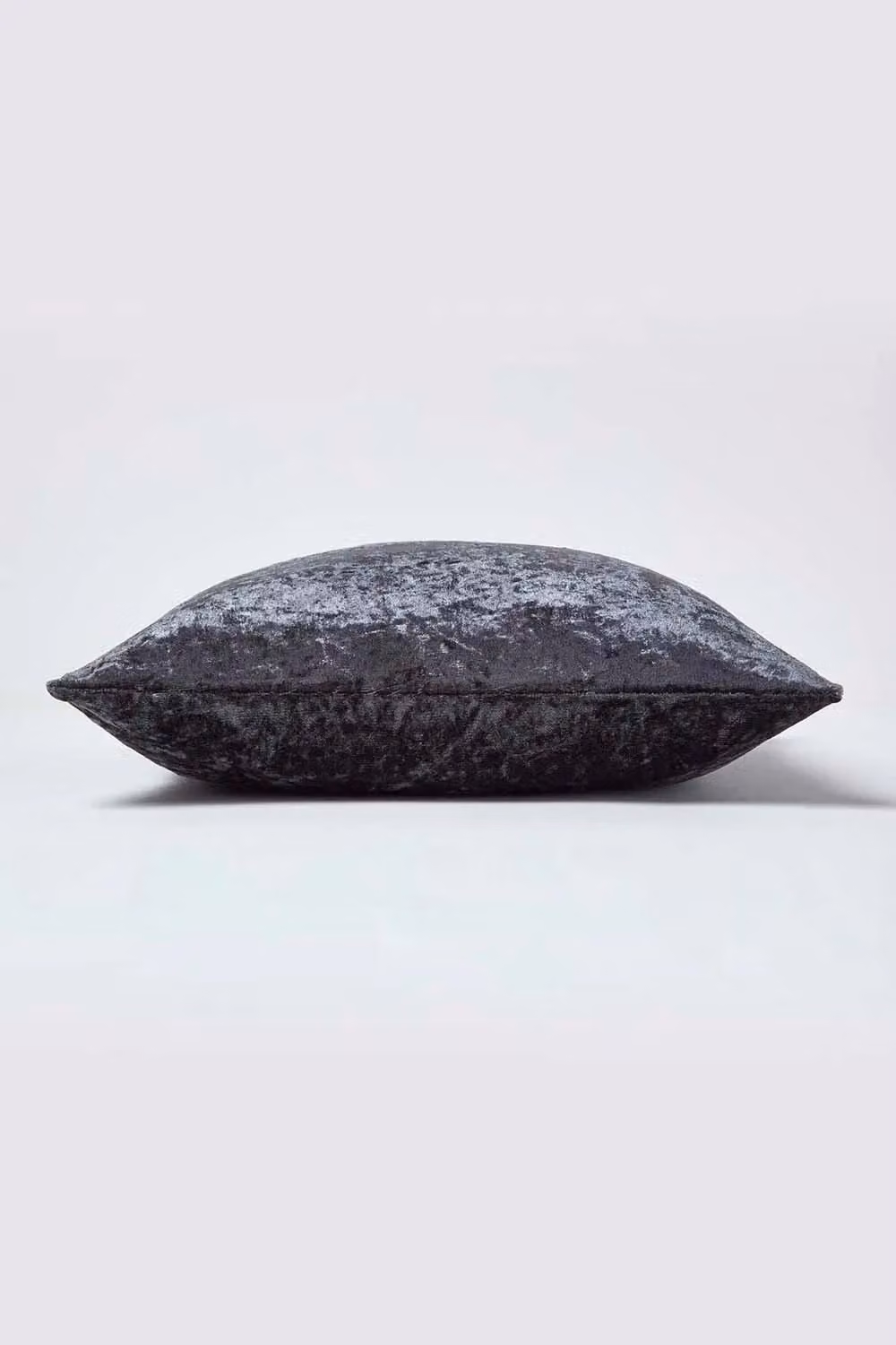 Homescapes Luxury Grey Crushed Velvet Square Cushion Cover W/D/H: 45 x 45 x 45 cm – 3