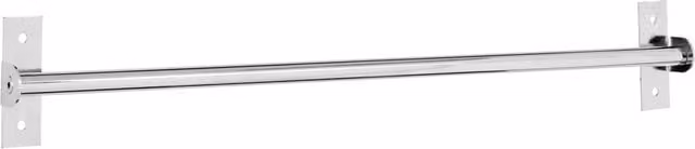 Orsina Silver Metal Wall Mounted Hanging Rail for Kitchen Utensils or Towels