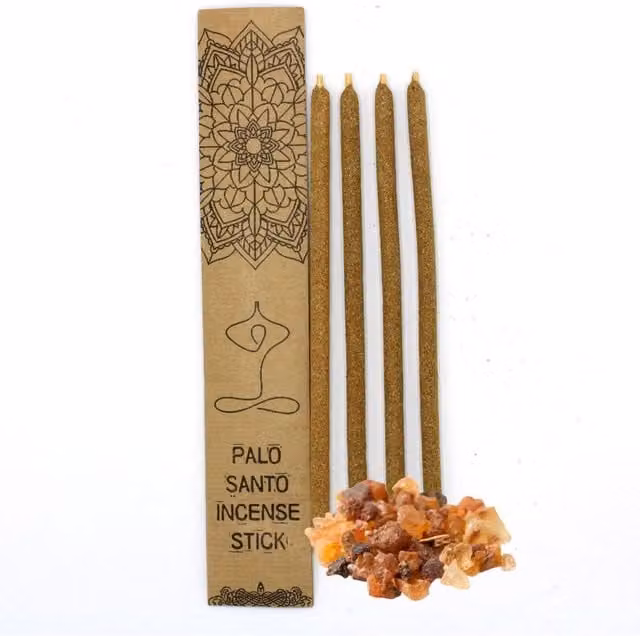 KDMD Palo Santo and Myrrh Large Incense Sticks in Brown