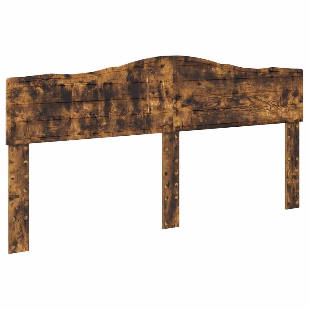 Berkfield Home Bed Frame in Smoked Oak and Solid Pine Wood, Brown, 180 x 200 cm – 3
