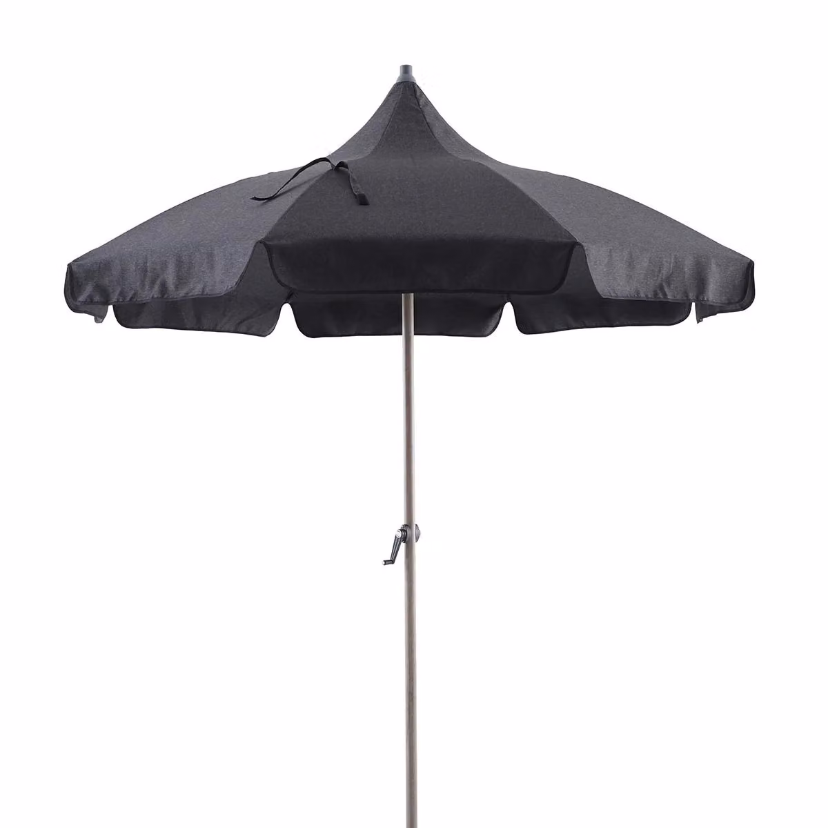 Leisure Grow Savannah Birch 1.8m Decorative Parasol in Grey and Black