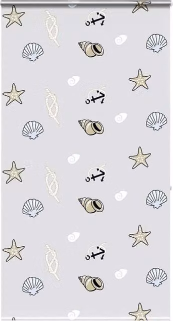Berkfield Home Shower Roller Blind with Cassette, Black, W/H: 116 x 240 cm