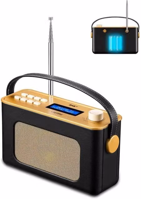 UEME Bluetooth DAB+ and FM Digital Radio - Black
