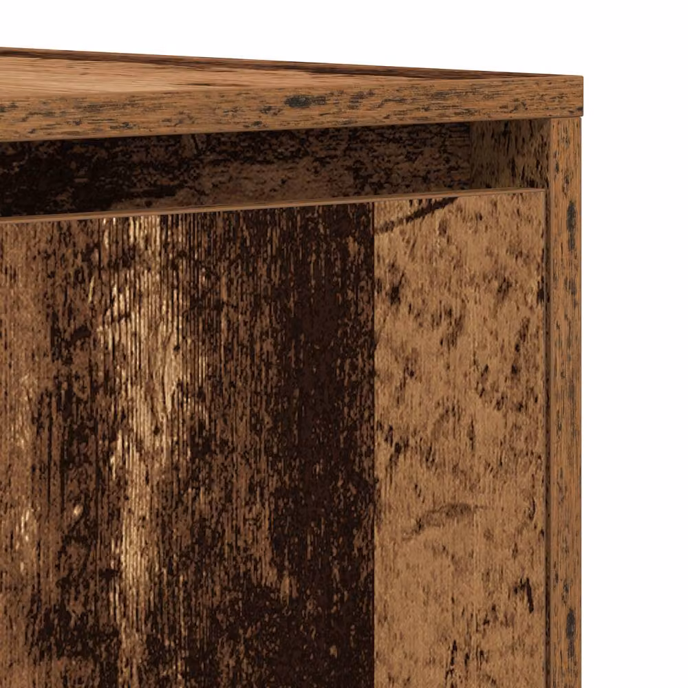 Berkfield Home Rustic Old Wood Sideboard in Brown, W/D/H: 120 x 41 x 75 cm – 2