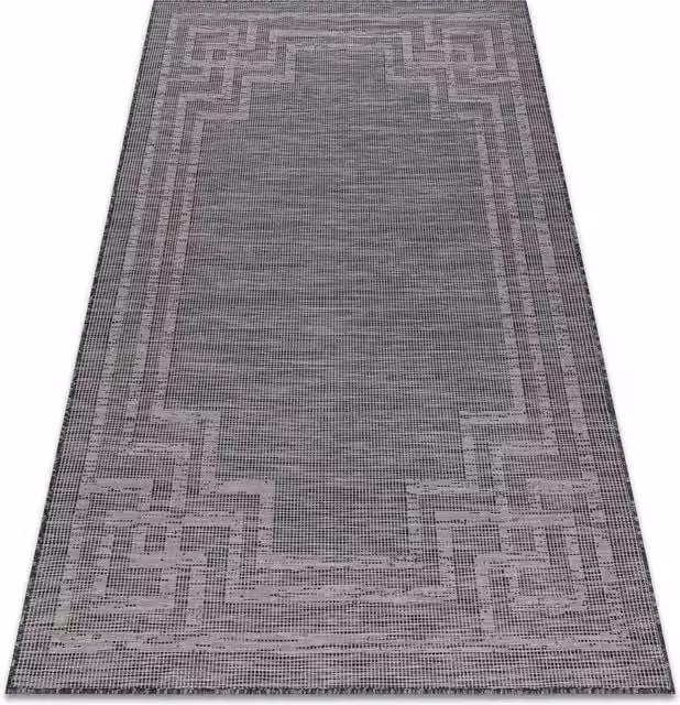 RugsX Black Rectangular Patio Rug, W/D/H: 78 x 150 cm – 1