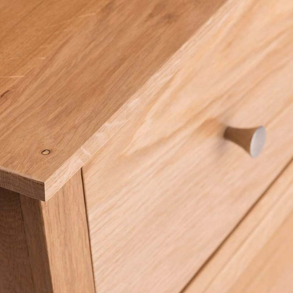 Statement Furniture Edward Hopper 7 Drawer Oak Chest of Drawers in Brown – 3