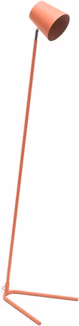 ValueLights Lark Modern Metal Floor Lamp in Coral Pink