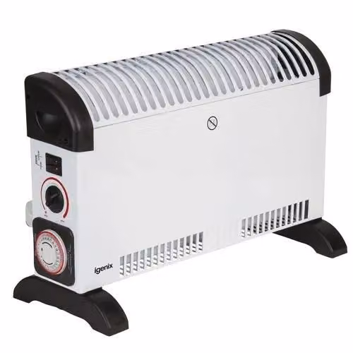 Igenix Portable Low Energy Ceramic Convector Heater, White (Pack of 2) – 2