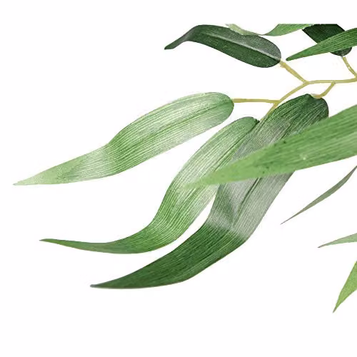 Leaf Design UK Fat Artificial Bamboo Tree in Green, Height: 90 cm – 5