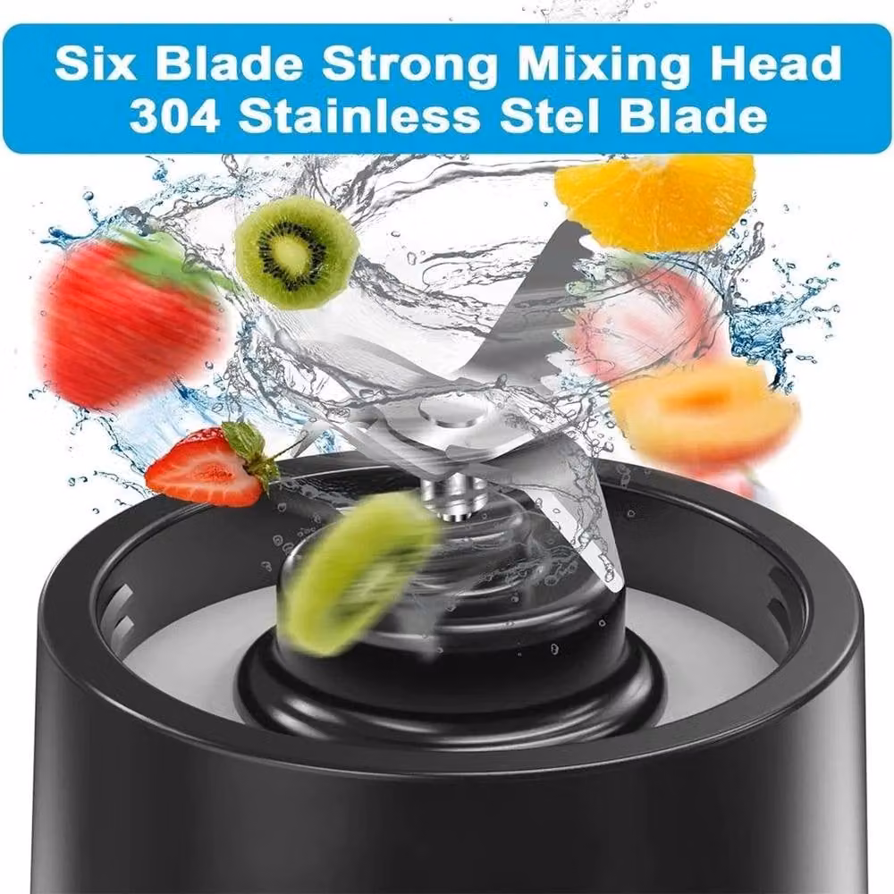 PAWNORA Portable Mini Juicer Blender in Black – 5