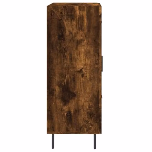 vidaXL Modern Sideboard in Smoked Oak and Brown, W/D/H: 69.5 x 34 x 90 cm – 5